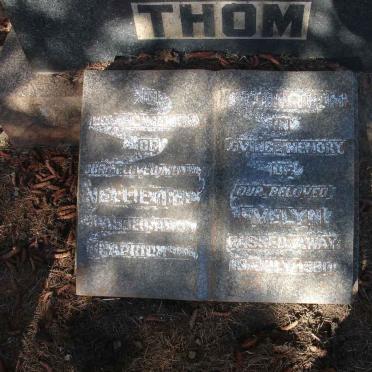 THOM Alexander -1943 :: THOM George Robbie -1954