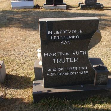 TRUTER Martina Ruth 1921-1999