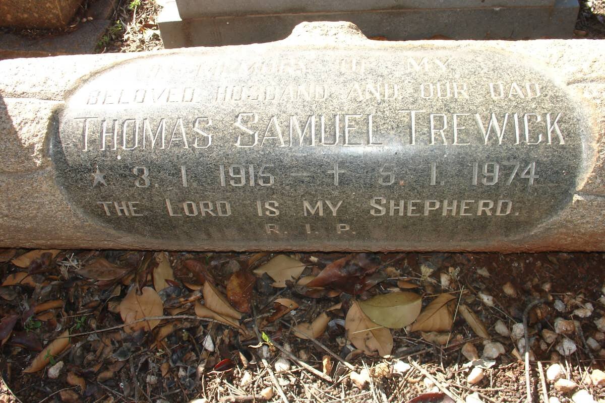 TREWICK Thomas Samuel 1915-1974