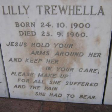 TREWHELLA Lilly 1900-1960