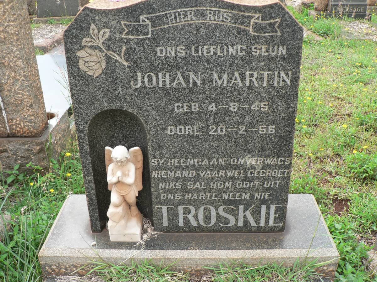 TROSKIE Johan Martin 1945-1956