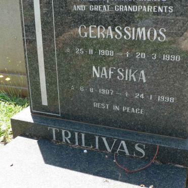 TRILIVAS Gerassimos 1908-1990 &amp; Nafsika 1907-1998