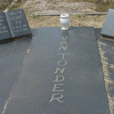 TONDER Willem Jacobus P.H., van 191?-1981 &amp; ? 