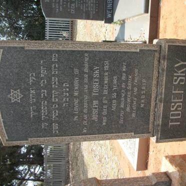 TOSEFSKY Joseph -1951