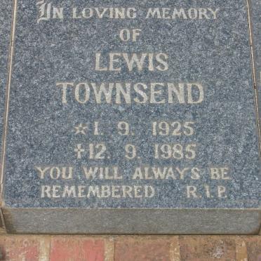 TOWNSEND Lewis 1925-1985
