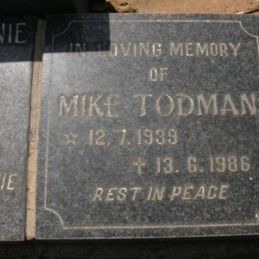 TODMAN Mike 1939-1986