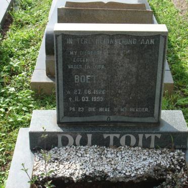 TOIT Boet, du. 1926-1993