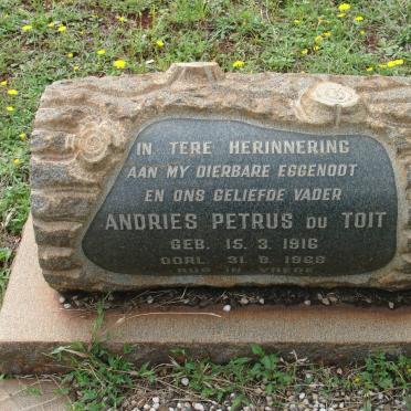 TOIT Andries Petrus, du 1916-1968