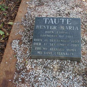 TOIT Andries Stephanus, du 1895-1943 &amp; TAUTE Hester Maria FOURIE voorheen DU TOIT 1899-1989