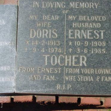 TOUCHER Ernest 1908-1985 &amp; Doris 1913-1974