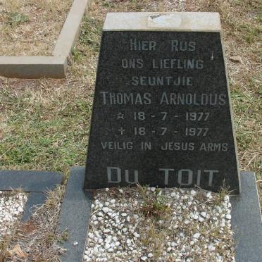 TOIT Thomas Arnoldus, du 1977-1977