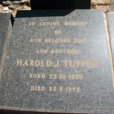 TUPPER Harold J. 1950-1972