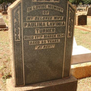 TURNER Paulina Lavinia -1934
