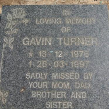 TURNER Gavin 1976-1997