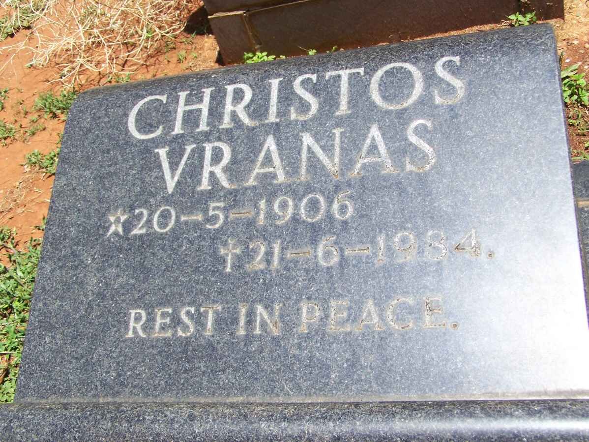 VRANAS Christos 1906-1984