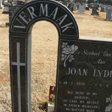 VERMAAK Joan Lydia 1932-2000