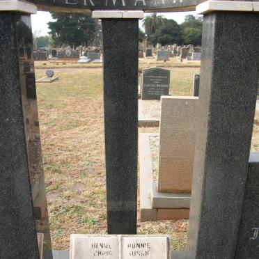 VERMAAK Hendrik Lodewyk 1921-1976 &amp; Miriam Deborah 1922-1990