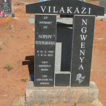 VILAKAZI Sophy Ntombana nee NGWENYA 1935-2011