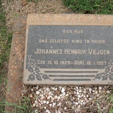 VILJOEN Johannes Hendrik 1929-1957