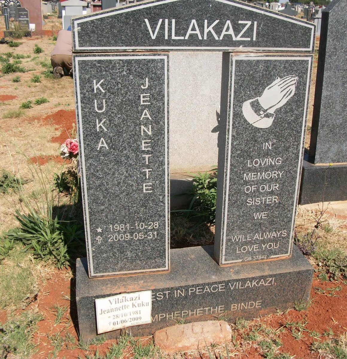 VILAKAZI Jeannette Kuku 1981-2009