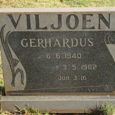 VILJOEN Gerhardus 1940-1982
