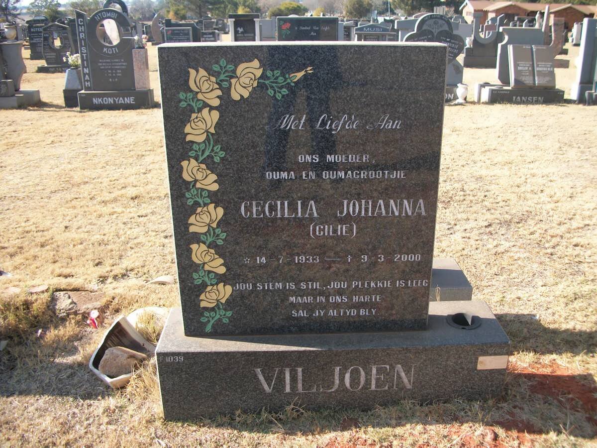 VILJOEN Cecilia Johanna 1933-2000