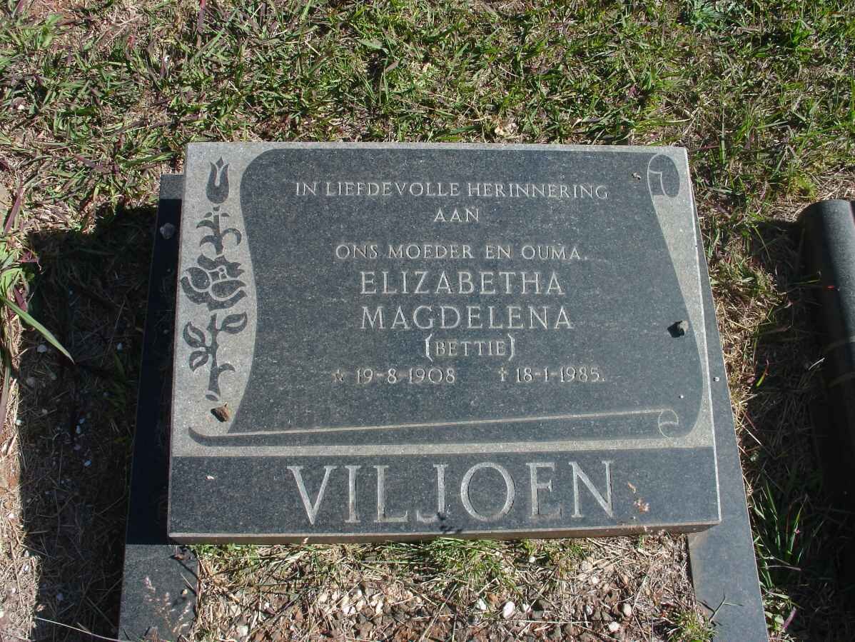 VILJOEN Elizabetha Magdelena 1908-1985