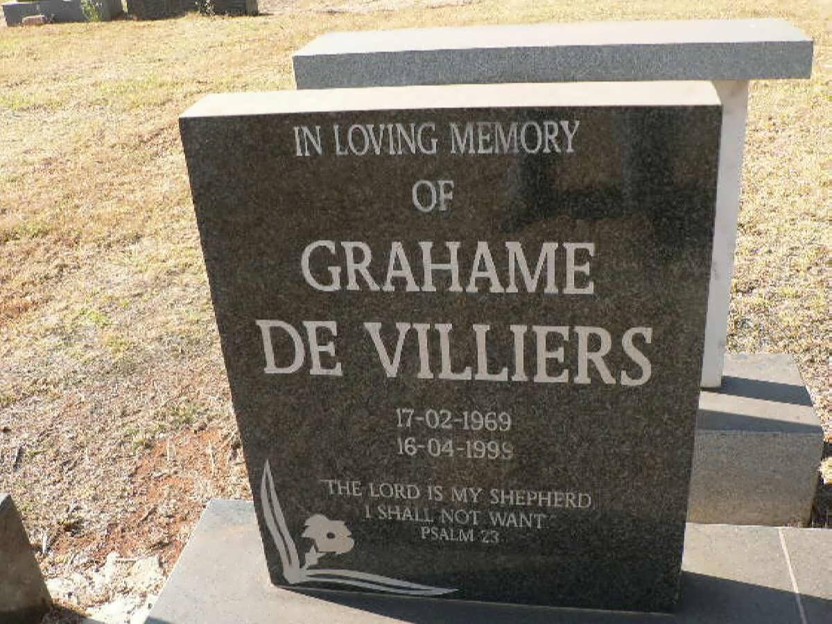 VILLIERS Grahame, de 1969-1999