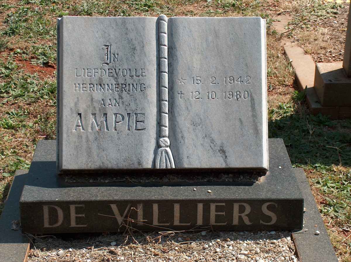 VILLIERS Ampie, de 1942-1980