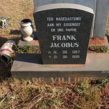 VILLIERS Frank Jacobus, de 1957-1999