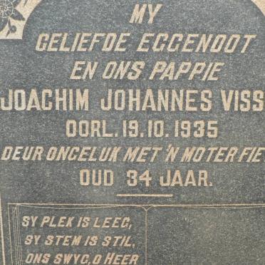 VISSER Joachim Johannes -1935
