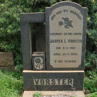 VORSTER Jasper L. 1917-1948