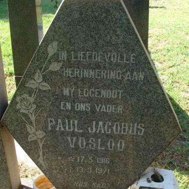 VOSLOO Paul Jacobus 1916-1971