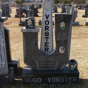 VORSTER Hugo 1969-1998