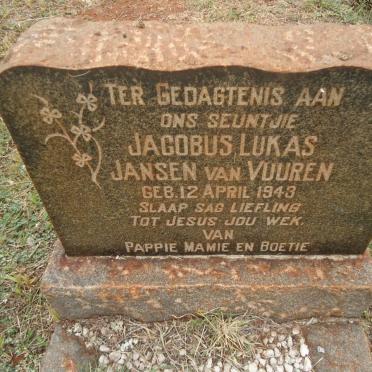 VUUREN Jacobus Lukas, Jansen van 1943-