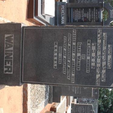 WAINER Isaac 1902-1939