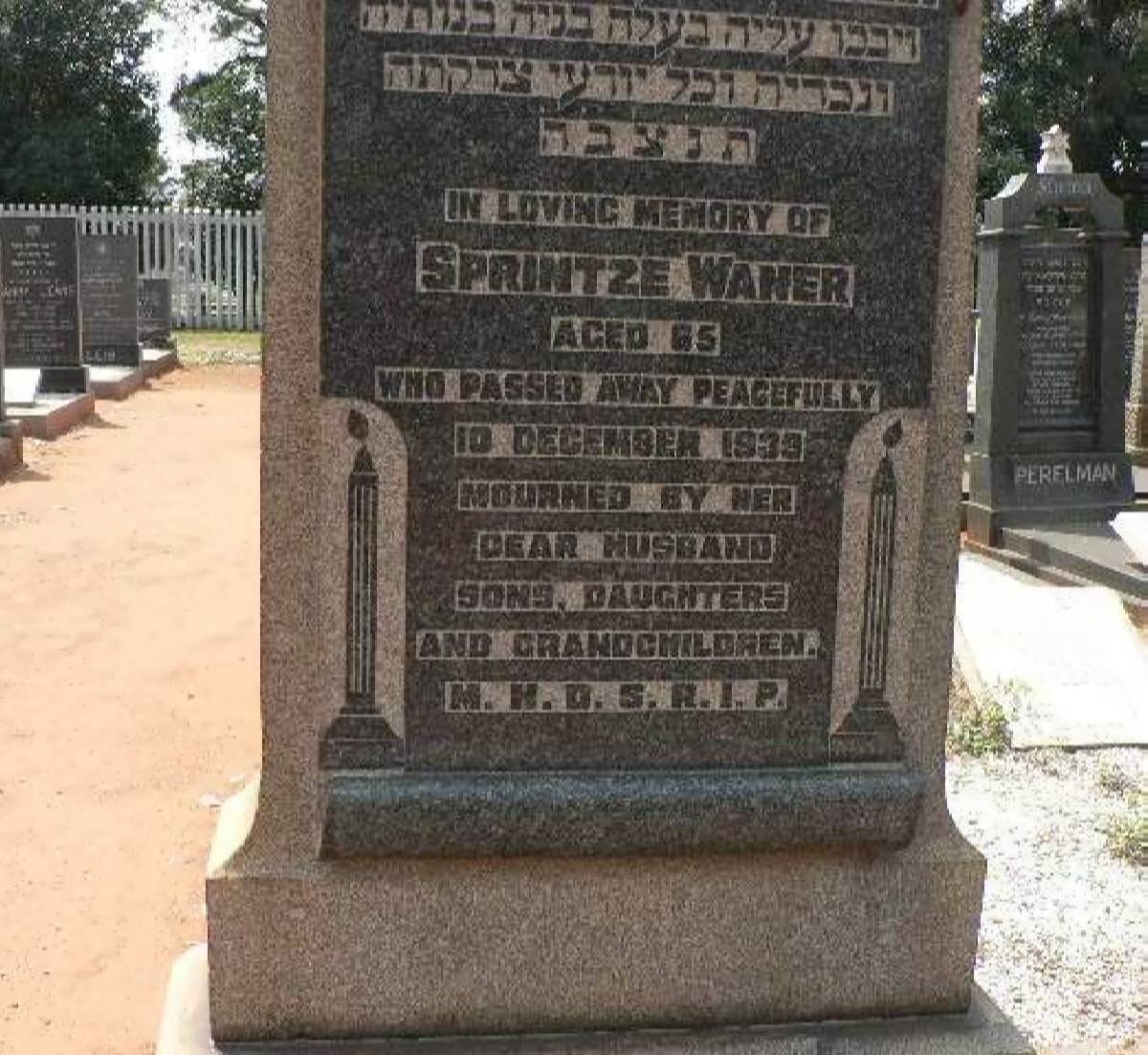 WANER Sprintze -1939