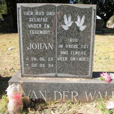 WALT Johan, van der 1959-1994