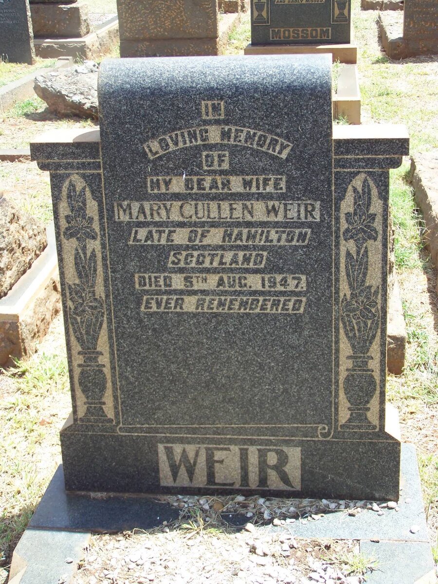 WEIR Mary Cullen -1947