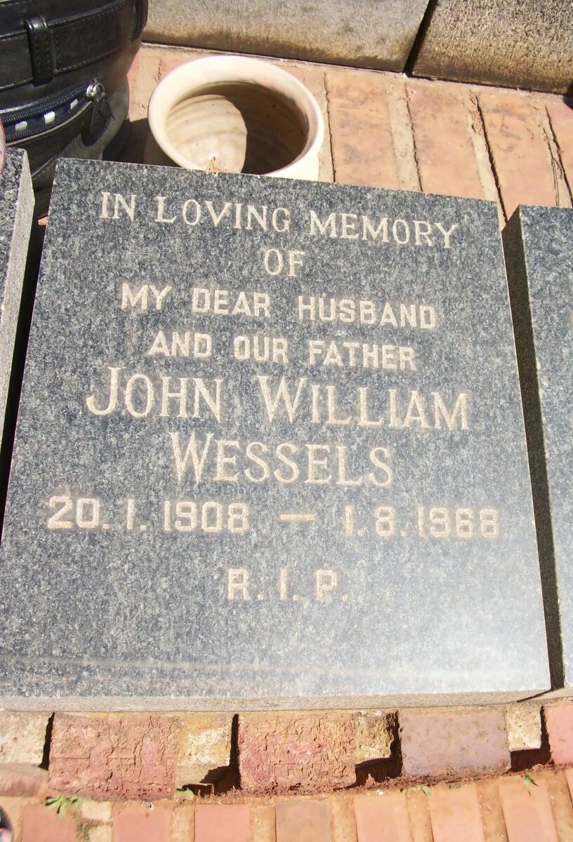 WESSELS John William 1908-1988
