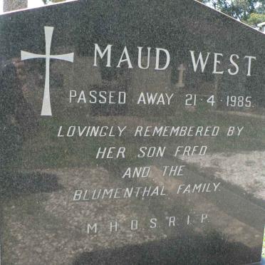 WEST Maud -1985