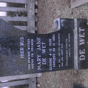 WET Mary Jane, de 1939-1982