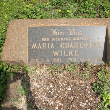 WILKE Maria Charlotta 1881-1967