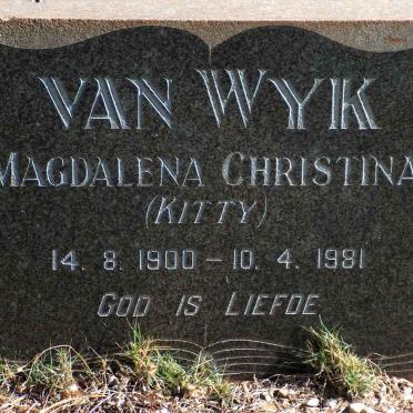 WYK Magdalena Christina, van 1900-1981