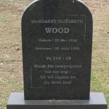 WOOD Margaret Elizabeth 1936-1992