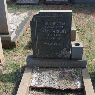 WRIGHT Kay 1930-1973