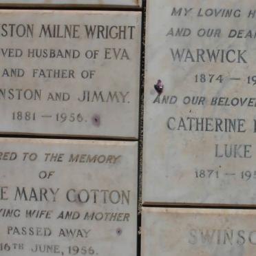 WRIGHT :: COTTON :: LUKE