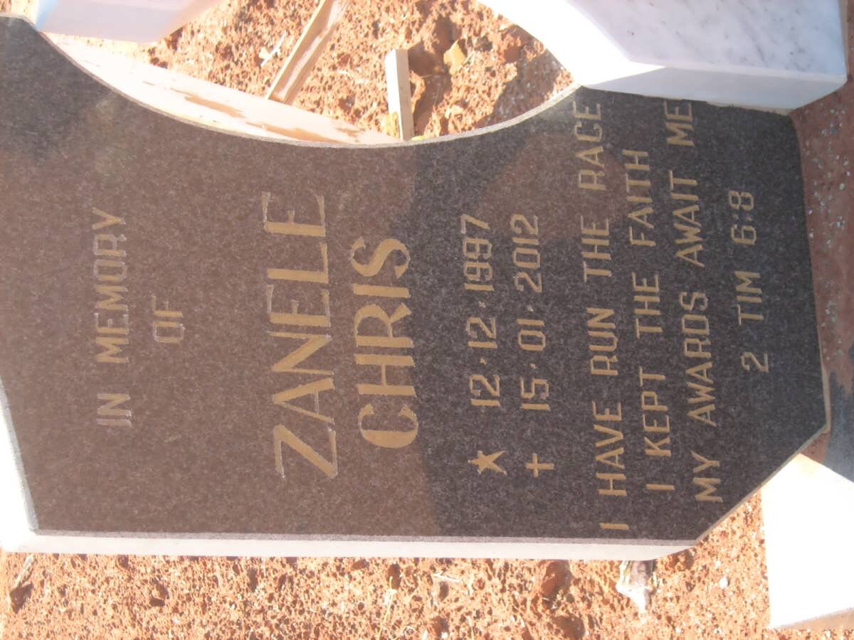 ZANELE Chris 1997-2012