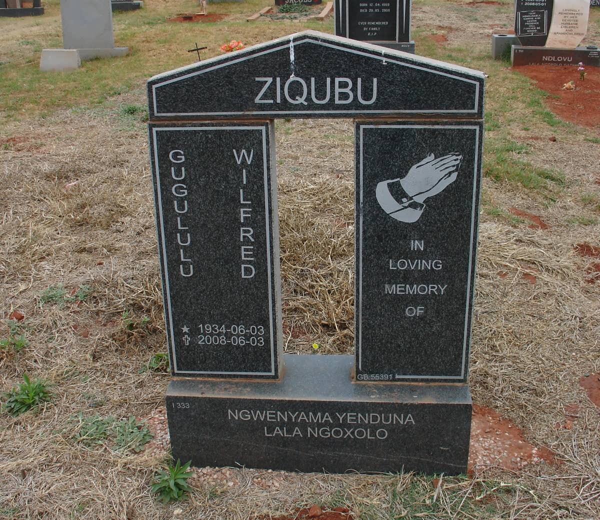 ZIQUBU Gugululu Wilfred 1934-2008