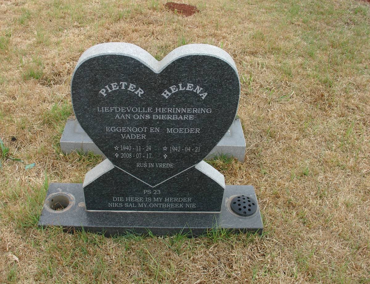 ? Pieter 1940-2008 &amp; Helena 1942-
